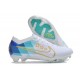 Nike Zoom Mercurial Vapor 15 Elite FG Blanc Bleu Or