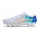 Nike Zoom Mercurial Vapor 15 Elite FG Blanc Bleu Or