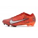 Nike Zoom Mercurial Vapor 15 Elite FG MDS Carmin Clair Ivoire Pâle Mandarine Vif