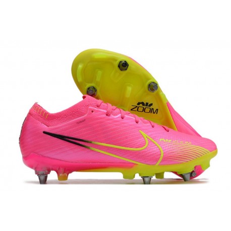 Nike Mercurial Vapor XIII Elite SG PRO AC x Mbappe Rose Blanc Noir