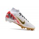 Nike Zoom Mercurial Superfly Elite 9 FG MR Blanc Rouge Or