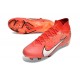 Nike Zoom Mercurial Superfly Elite 9 FG MDS Carmin Clair Ivoire Pâle Mandarine Vif