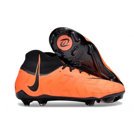 Nike Phantom Luna Elite FG Chaussures Orange Noir