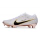 Nike Zoom Mercurial Vapor 15 Elite FG Blanc Or Noir