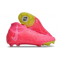 Nike Phantom Luna Elite FG Chaussures Rose Jaune