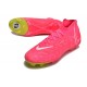 Nike Phantom Luna Elite FG Chaussures Rose Jaune