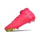 Nike Phantom Luna Elite FG Chaussures Rose Jaune