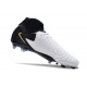 Crampons Nike Phantom Luna 2 Elite FG Blanc Noir Pièce Dor Métallique