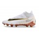 Chaussure Nike Phantom GX Elite DF FG Blanc Or