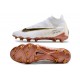 Chaussure Nike Phantom GX Elite DF FG Blanc Or