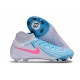 Crampons Nike Phantom Luna 2 Elite FG Bleu Blanc Rose