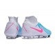 Crampons Nike Phantom Luna 2 Elite FG Bleu Blanc Rose