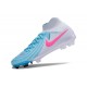 Crampons Nike Phantom Luna 2 Elite FG Bleu Blanc Rose