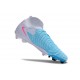 Crampons Nike Phantom Luna 2 Elite FG Bleu Blanc Rose