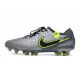 Nike Tiempo Legend 10 Elite FG Nouvel Gris Noir Vert