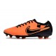 Nike Tiempo Legend 10 Elite FG Nouvel Orange Noir