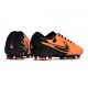 Nike Tiempo Legend 10 Elite FG Nouvel Orange Noir