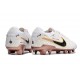 Nike Tiempo Legend 10 Elite FG Nouvel Blanc Or Noir