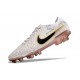 Nike Tiempo Legend 10 Elite FG Nouvel Blanc Or Noir