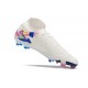 Crampons Nike Phantom Luna 2 Elite FG Blanc Bleu Rose