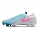 Nike Phantom Luna II Elite L FG Nouvelles Bleu Blanc Rose