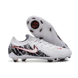 Chaussure Nike Phantom GX Elite FG Blanc Noir Rouge