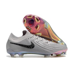 Chaussure Nike Phantom GX Elite FG Gris Atmosphère Noir
