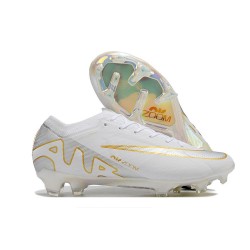 Nike Zoom Mercurial Vapor 15 Elite FG Blanc Or