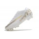 Nike Zoom Mercurial Vapor 15 Elite FG Blanc Or