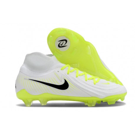 Crampons Nike Phantom Luna 2 Elite FG Blanc Noir Jaune