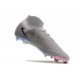 Crampons Nike Phantom Luna 2 Elite FG Gris Atmosphère Noir