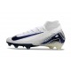 Nike Air Zoom Mercurial Superfly 10 Elite FG Blanc Bleu