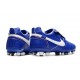 Chaussure Nike Tiempo Legend X Elite FG Ronaldo Bleu Blanc