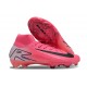Chaussure Nike Mercurial Superfly 10 Elite FG Rose Blanc Noir