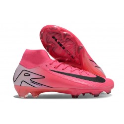 Chaussure Nike Mercurial Superfly 10 Elite FG Rose Blanc Noir