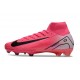 Chaussure Nike Mercurial Superfly 10 Elite FG Rose Blanc Noir