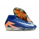 Chaussure Nike Mercurial Superfly 10 Elite FG Bleu Blanc Orange