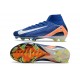 Chaussure Nike Mercurial Superfly 10 Elite FG Bleu Blanc Orange