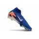 Chaussure Nike Mercurial Superfly 10 Elite FG Bleu Blanc Orange