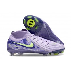 Crampons Nike Phantom Luna 2 Elite FG Violet Agate Volt Très Pâle
