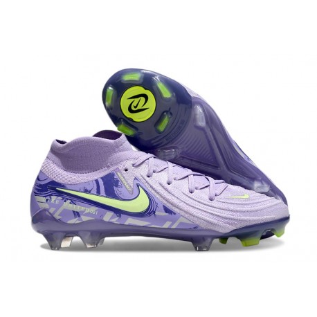 Crampons Nike Phantom Luna 2 Elite FG Violet Agate Volt Très Pâle