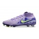 Crampons Nike Phantom Luna 2 Elite FG Violet Agate Volt Très Pâle