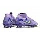 Crampons Nike Phantom Luna 2 Elite FG Violet Agate Volt Très Pâle