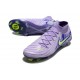 Crampons Nike Phantom Luna 2 Elite FG Violet Agate Volt Très Pâle