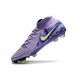 Crampons Nike Phantom Luna 2 Elite FG Violet Agate Volt Très Pâle