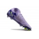 Crampons Nike Phantom Luna 2 Elite FG Violet Agate Volt Très Pâle