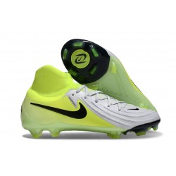 Crampons Nike Phantom Luna 2 Elite FG Argent Métallique Noir Volt