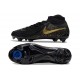 Crampons Nike Phantom Luna 2 Elite FG Noir Or Monnaie Métallique