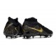 Crampons Nike Phantom Luna 2 Elite FG Noir Or Monnaie Métallique