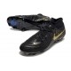 Crampons Nike Phantom Luna 2 Elite FG Noir Or Monnaie Métallique